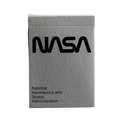NASA WORM SILVER FOIL PLAYING CARDS