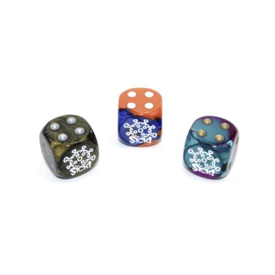 CUSTOM D6 16mm SICK (Assorted Colors)