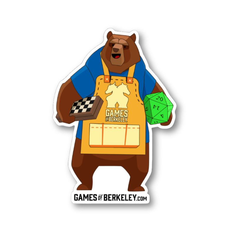 STICKER - GoB HENRY w/ CHESS &amp; D20 3" Matte Finish
