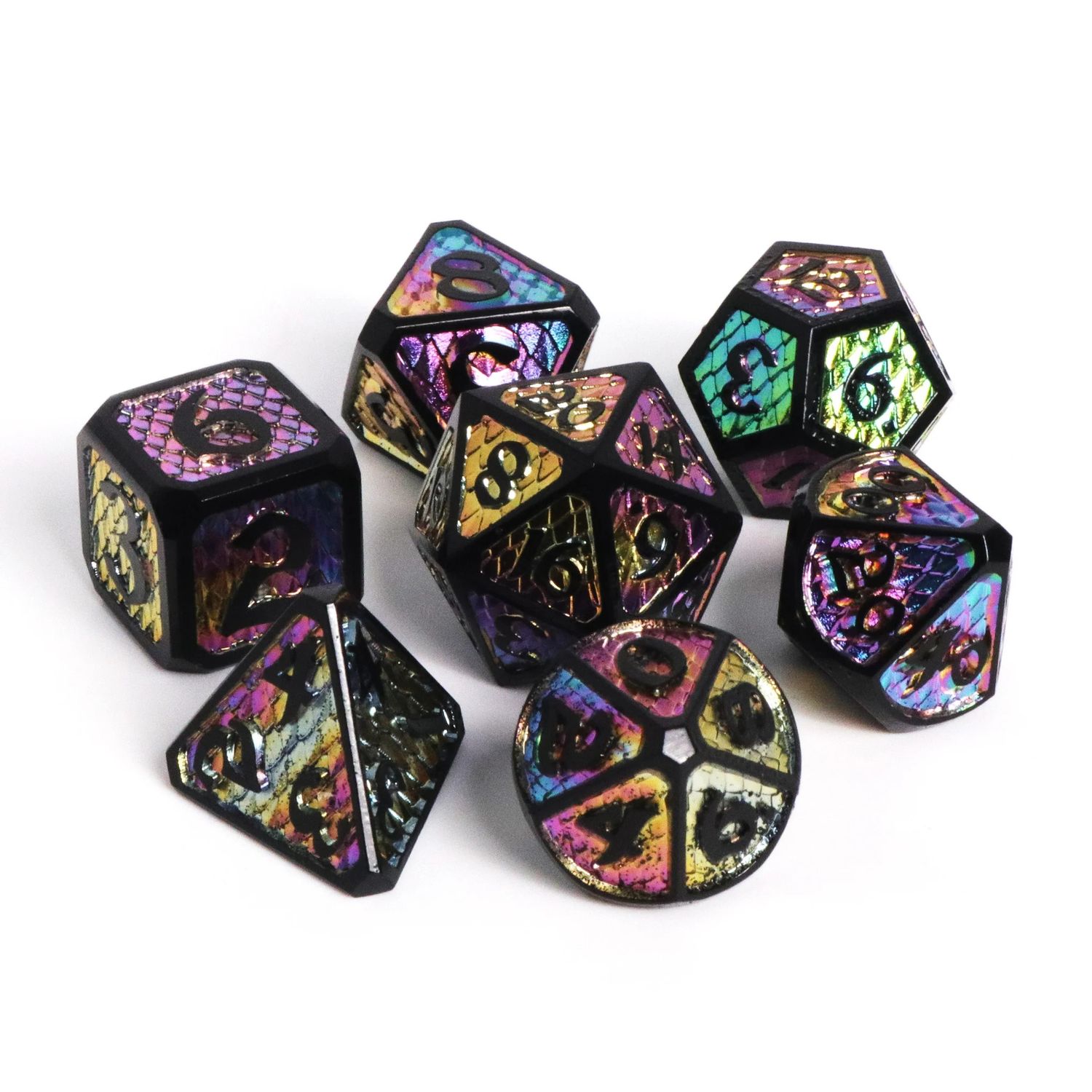 dh DICE SET 7 METAL WILDFYRE