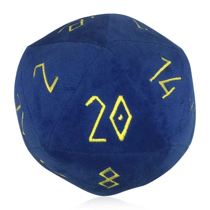 PLUSHIE BOULDER D20 170mm, Color: Noble Blue