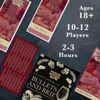 MURDER MYSTERY PARTY - BULLETS AND BRIE (18+)