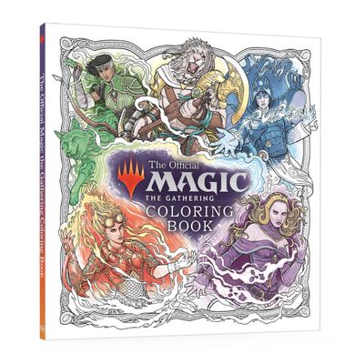 COLORING BOOK OFFICIAL MAGIC THE GATHERING