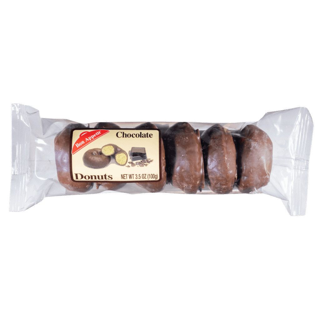 DONUTS CHOCOLATE, 3.5 OZ (6)
