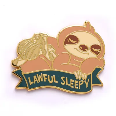 PIN - ALTERNATIVE ALIGNMENTS - LAWFUL SLEEPY SLOTH