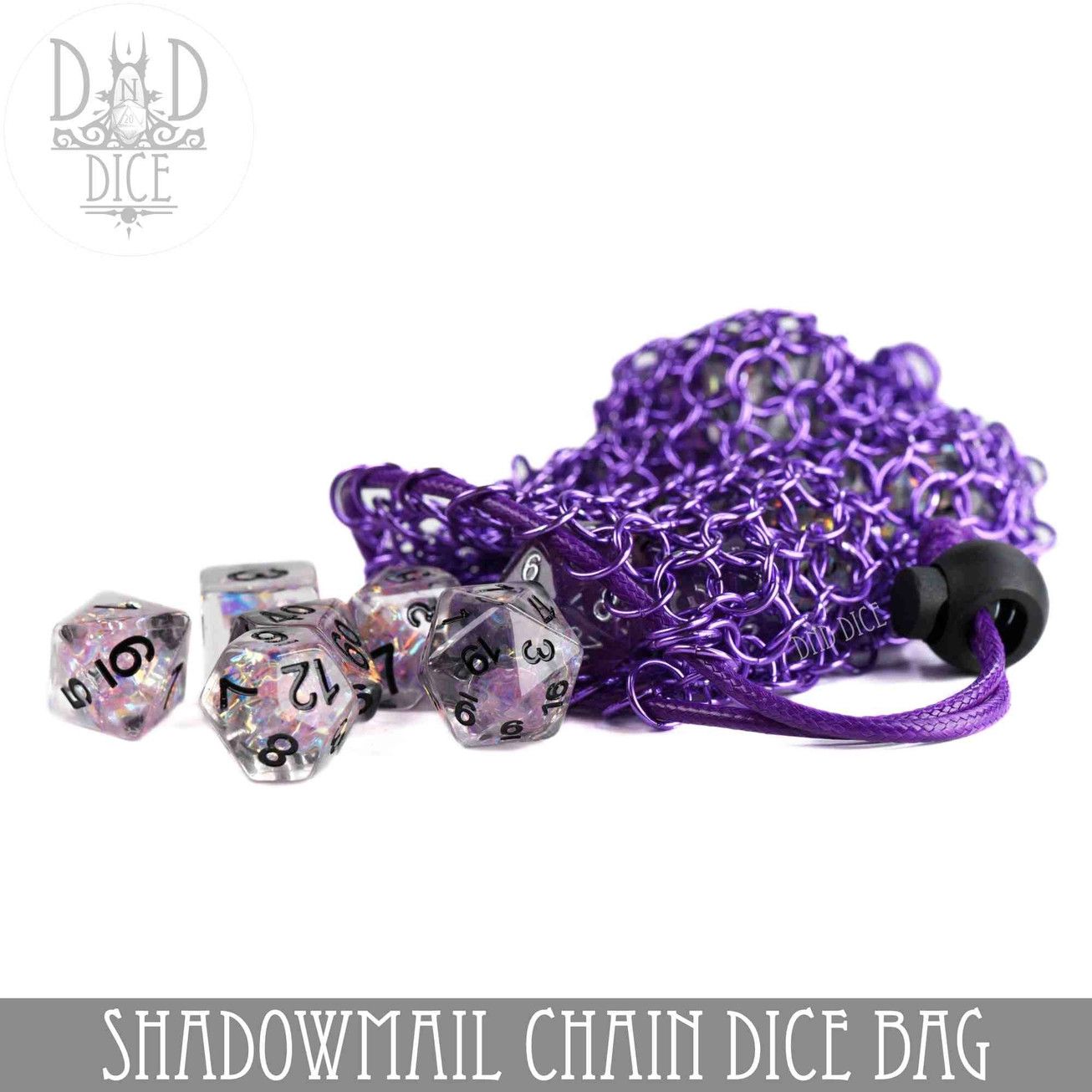 DICE BAG: SHADOWMAIL (Purple Chainmail)