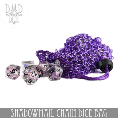 DICE BAG: SHADOWMAIL (Purple Chainmail)