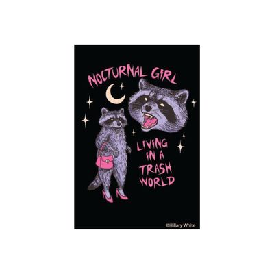 MAGNET: NOCTURAL GIRL LIVING IN A TRASH WORLD
