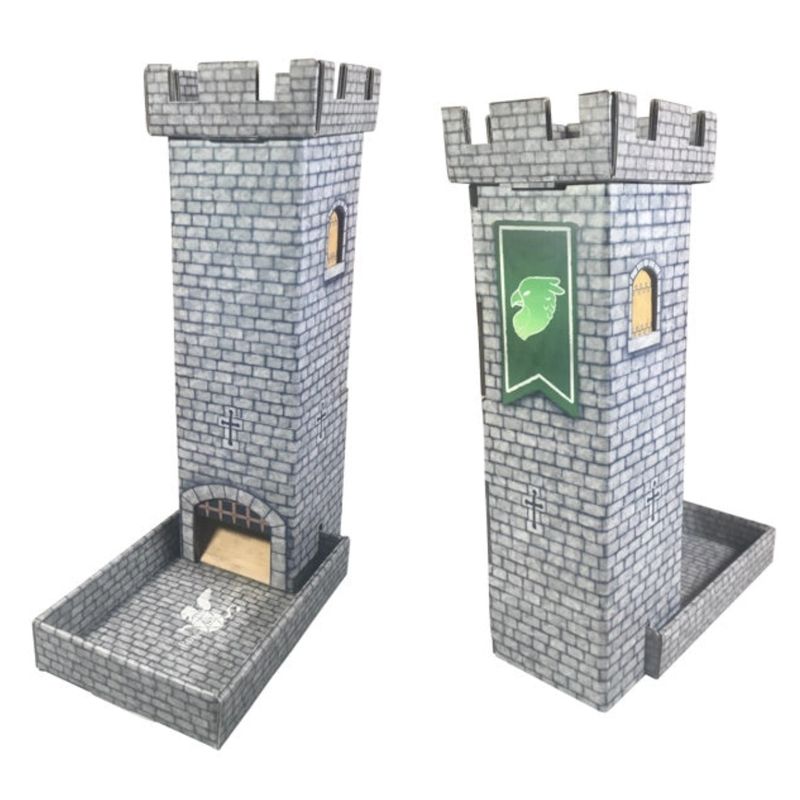 DICE TOWER CASTLE KEEP Light Gray