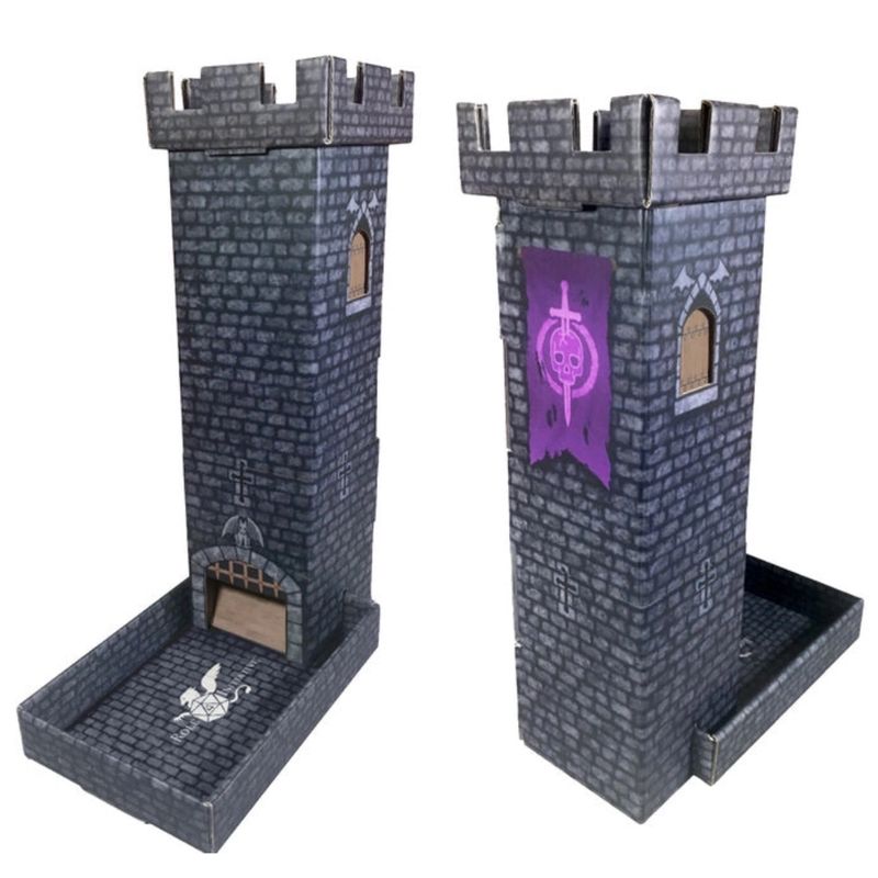 DICE TOWER CASTLE KEEP Dark Gray