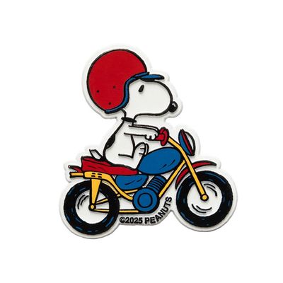 MAGNET: PEANUTS - SNOOPY MOTORCYCLE