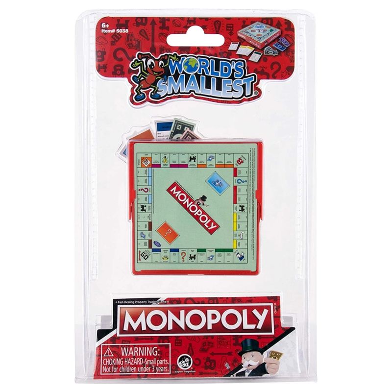 WORLD'S SMALLEST MONOPOLY PLAYSET