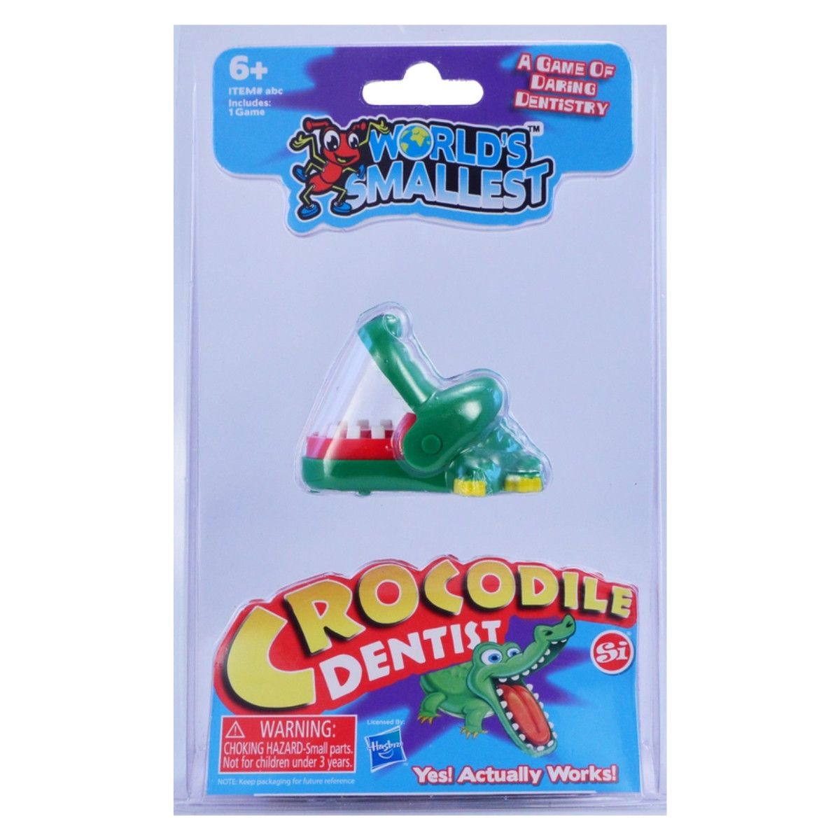 WORLD'S SMALLEST CROCODILE DENTIST