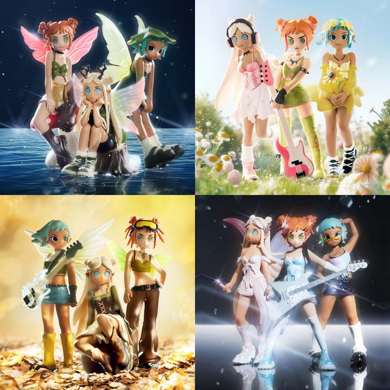 BLIND BOX PEACH RIOT PUNK FAIRY SERIES