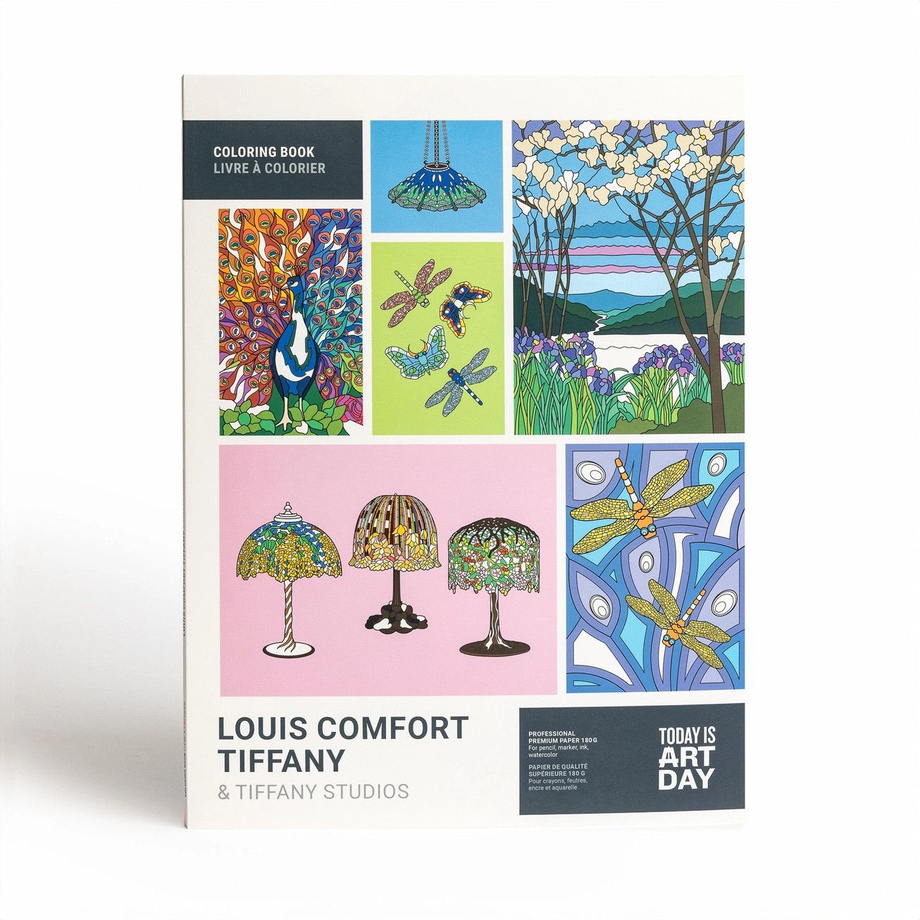 COLORING BOOK LOUIS COMFORT TIFFANY