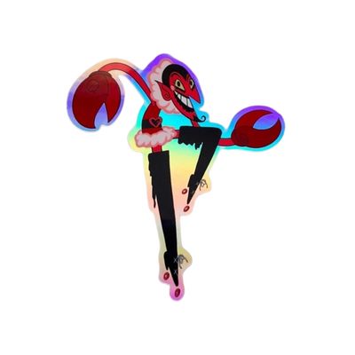 STICKER: HOLOGRAPHIC ROLLERSKATING HIM