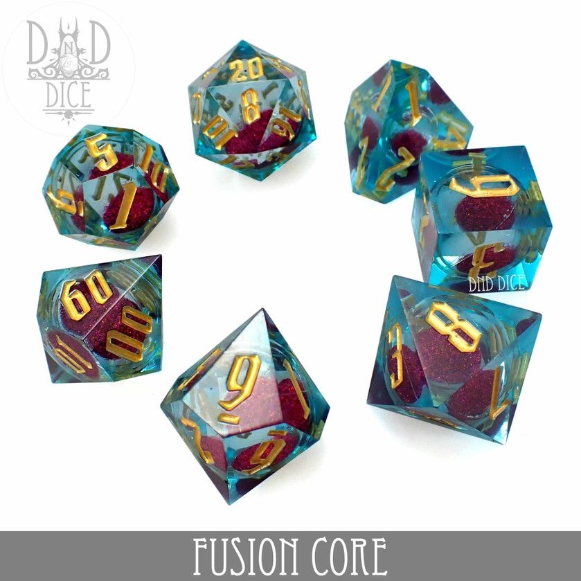 dnd DICE SET 7 LIQUID CORE FUSION CORE