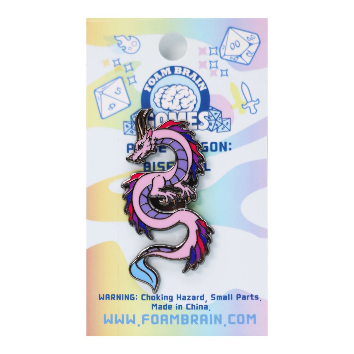 PIN - PRIDE DRAGON: BISEXUAL