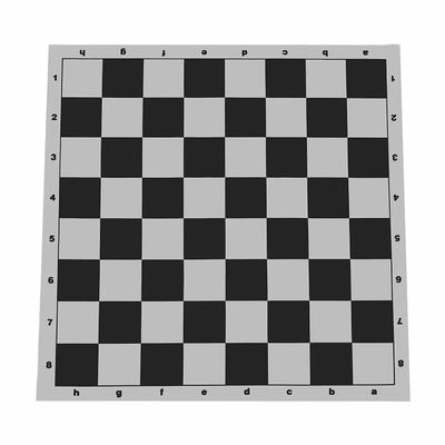 CHESS BOARD 20" BLACK VINYL w/ 2.25" SQ