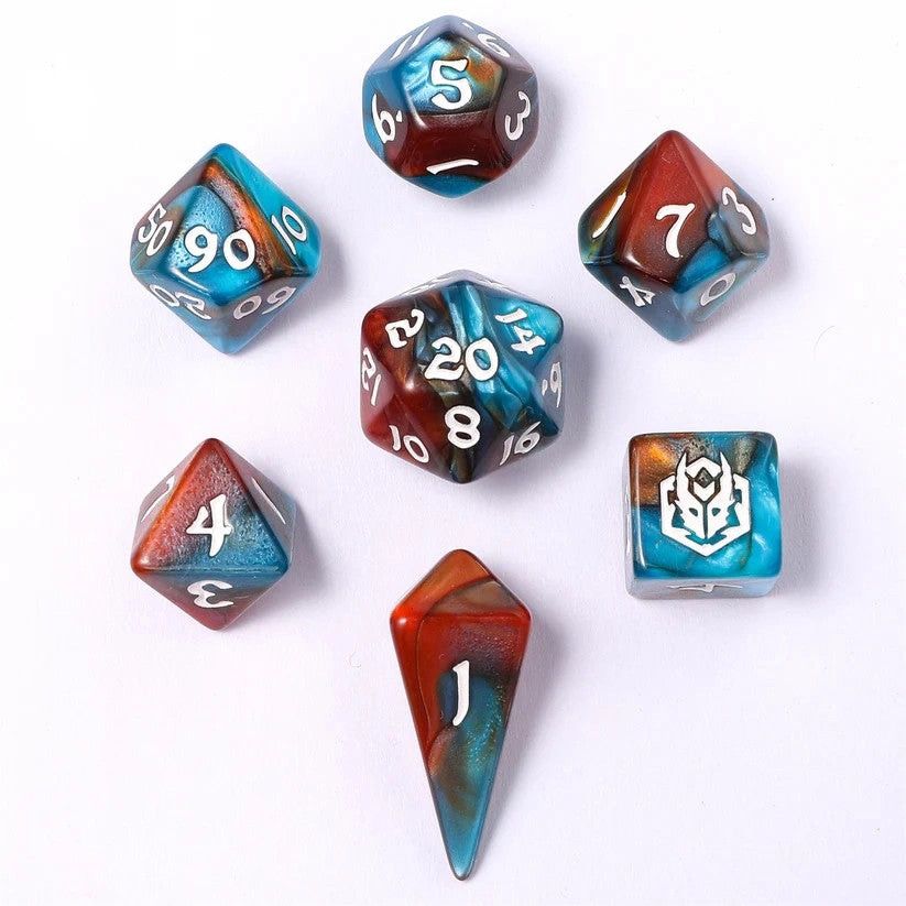 hym DICE SET 7 MINI WYRMFORGED - Bard's Cloak