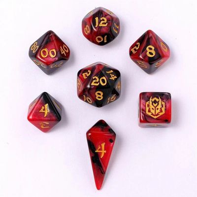 hym DICE SET 7 MINI WYRMFORGED - Blood Pact