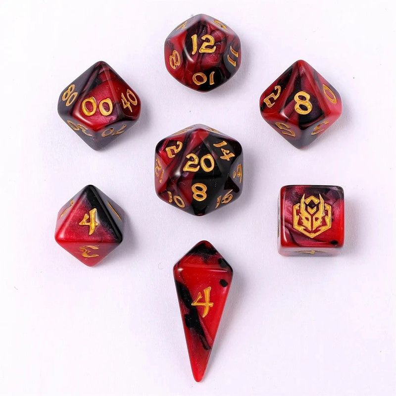 hym DICE SET 7 MINI WYRMFORGED - Blood Pact