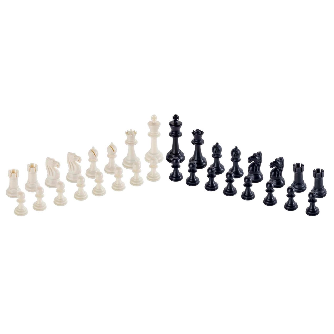 CHESSMEN 3.75" STAUNTON TOURNAMENT PLASTIC