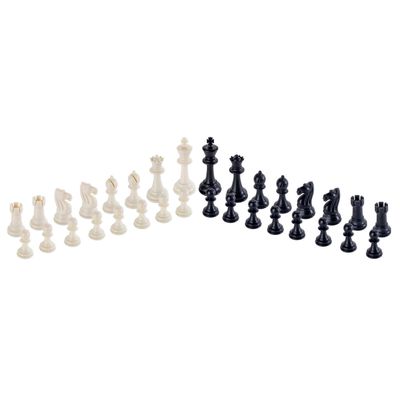 CHESSMEN 3.75" STAUNTON TOURNAMENT PLASTIC