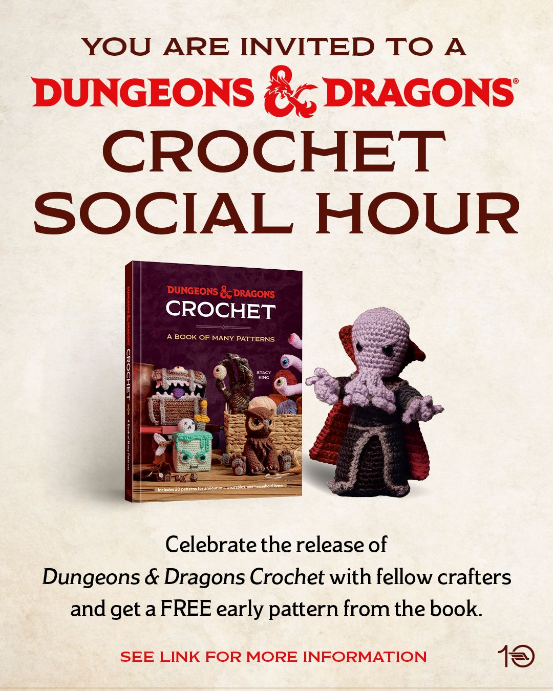 EVENT: D&amp;D Crochet Social Hour (FREE!) [4/1]
