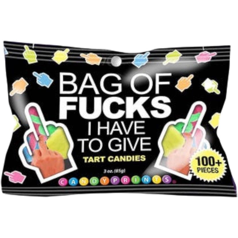 BAG OF FUCKS I HAVE TO GIVE TART CANDIES, 3 OZ