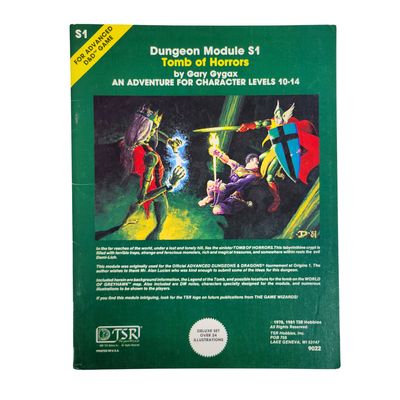 AD&amp;D 1e: S1 - TOMB OF HORRORS (6th Printing)