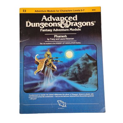 AD&amp;D 1e: I3 - DESERT OF DESOLATION: PHARAOH (1982)