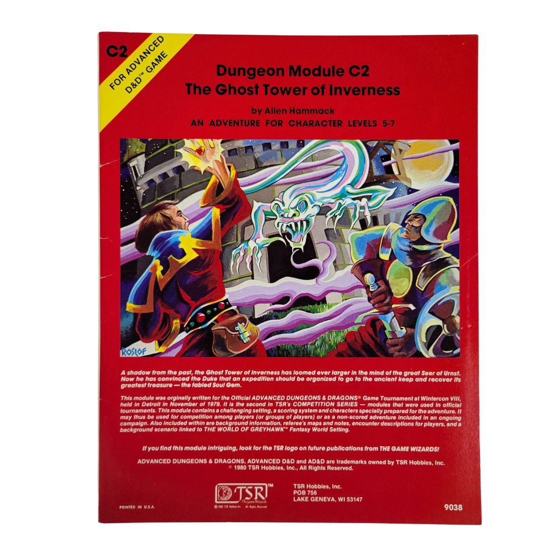 AD&amp;D 1e: THE GHOST TOWER OF INVERNESS (C2, 5th Printing)