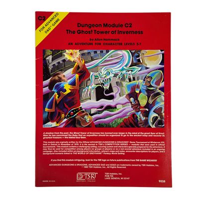 AD&amp;D 1e: THE GHOST TOWER OF INVERNESS (C2, 1980)