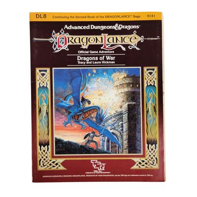 AD&amp;D 1e: DL8 - DRAGONLANCE: DRAGONS OF WAR (1985)