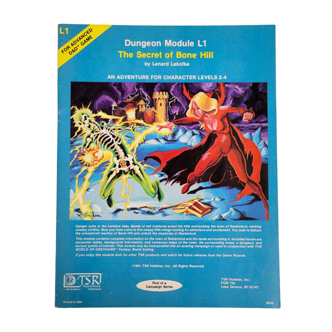 AD&amp;D 1e: THE SECRET OF BONE HILL (L1, 1981)
