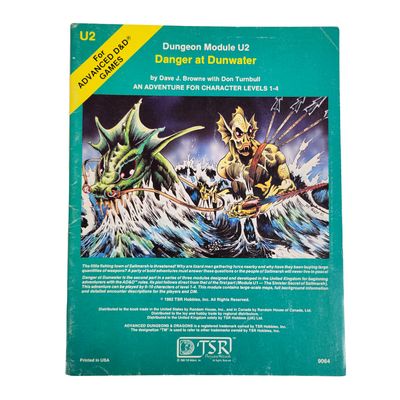 AD&amp;D 1e: U2 - DANGER AT DUNWATER (1982)