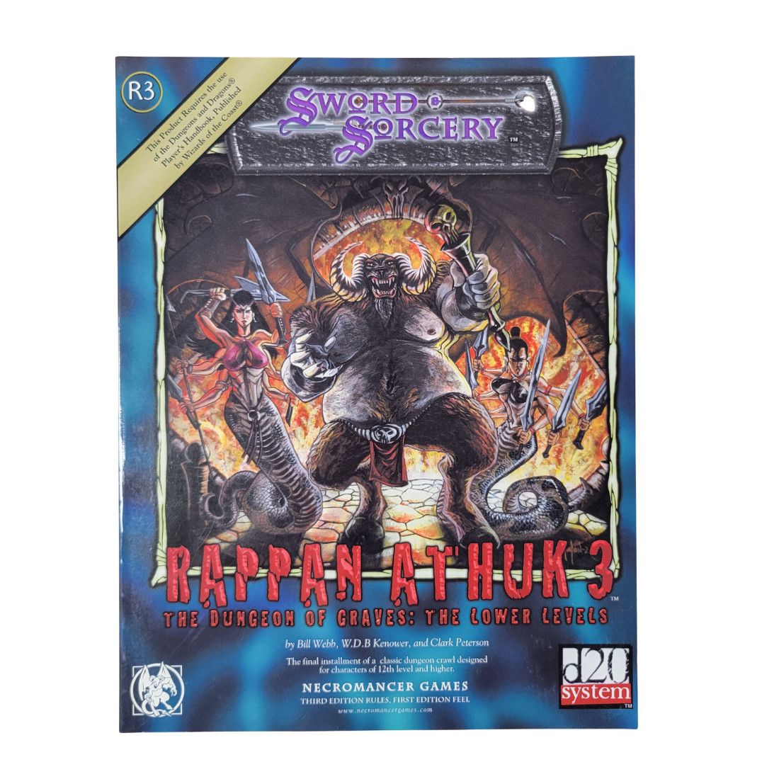 S&amp;S (d20) - RAPPAN ATHUK 3 - THE DUNGEON OF GRAVES: THE LOWER LEVELS (2002)