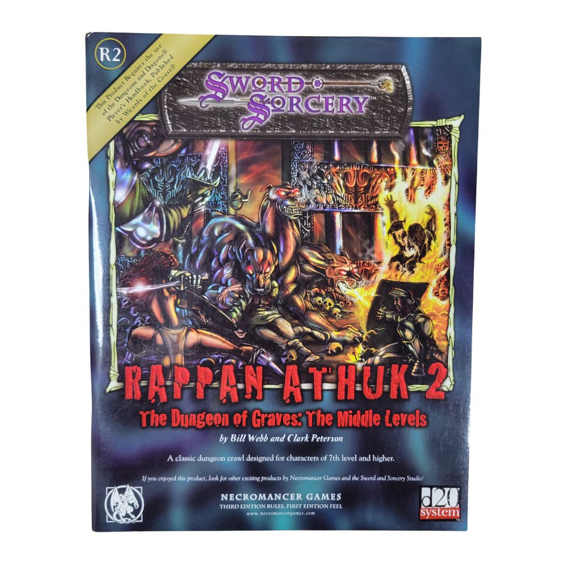 S&amp;S (d20) - RAPPAN ATHUK 2 - THE DUNGEON OF GRAVES: THE MIDDLE LEVELS (2000)