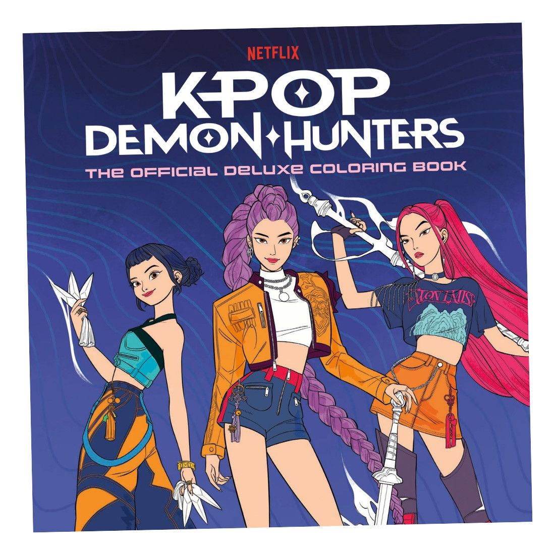 COLORING BOOK KPOP DEMON HUNTERS OFFICIAL