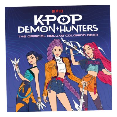 COLORING BOOK KPOP DEMON HUNTERS OFFICIAL
