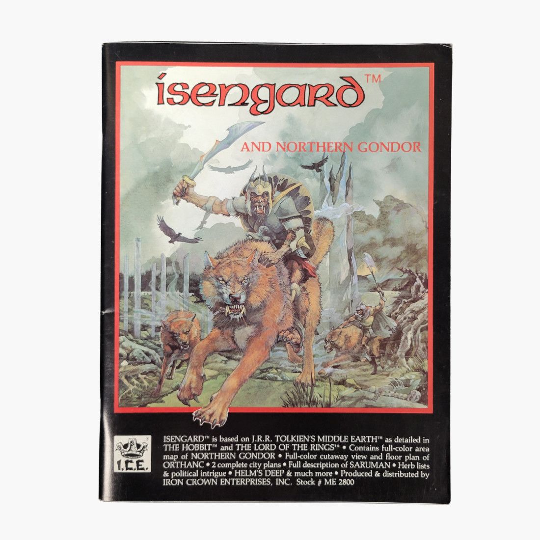 MIDDLE EARTH - ISENGARD &amp; NORTHERN GONDOR w/ MAP (1983)