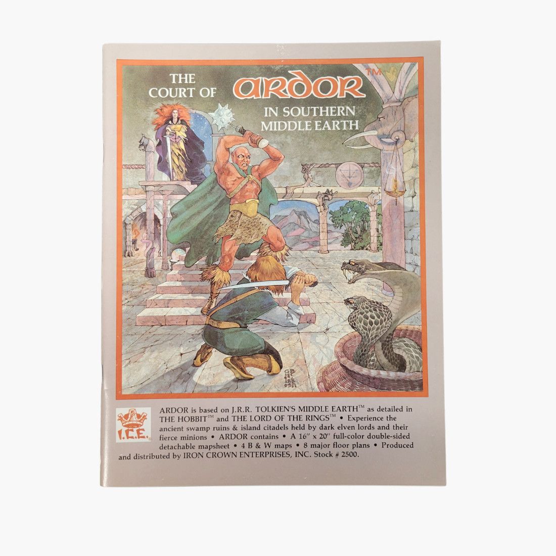 MIDDLE EARTH - THE COURT OF ARDOR IN SOUTHERN MIDDLE EARTH w/ MAP (1983)