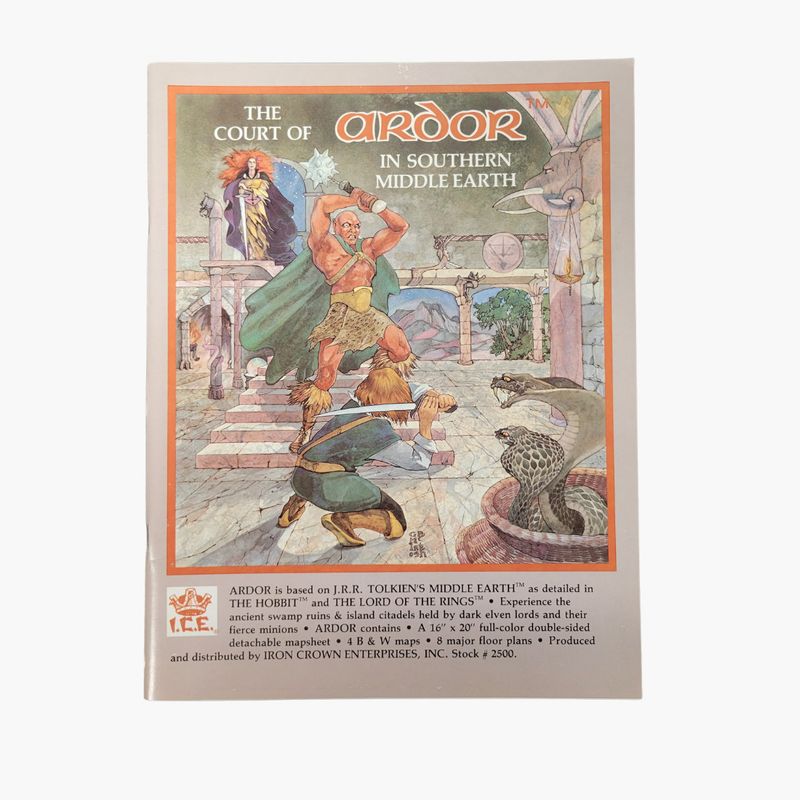 MIDDLE EARTH - THE COURT OF ARDOR IN SOUTHERN MIDDLE EARTH w/ MAP (1983)