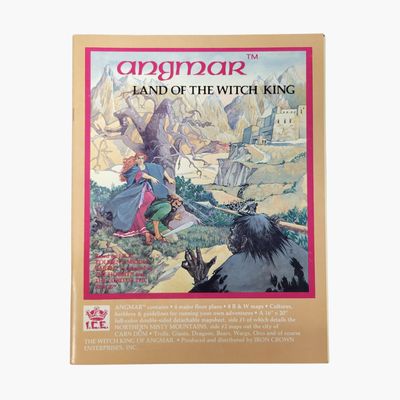 MIDDLE EARTH - ANGMAR: LAND OF THE WITCH KING w/ MAP (1982)
