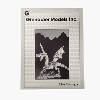 GRENADIER MODELS INC. 1986 CATALOGUE