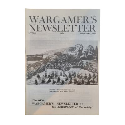 WARGAMER'S NEWSLETTER No 155 (February 1975)