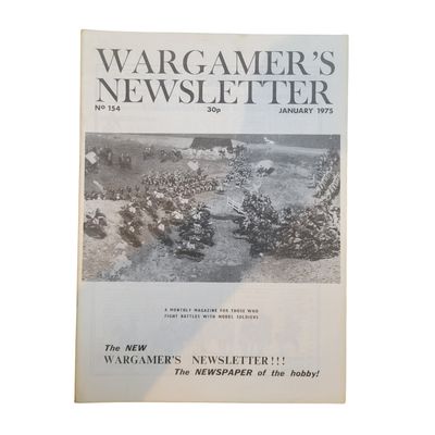 WARGAMER'S NEWSLETTER No 154 (January 1975)