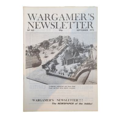 WARGAMER'S NEWSLETTER No 162 (September 1975)