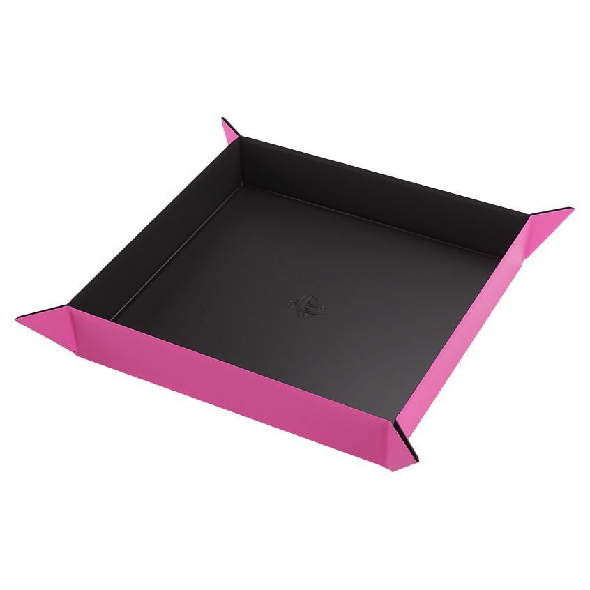 DICE TRAY SQUARE BLACK/PINK